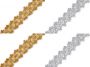 Trim/Border with Metallic Thread, 25 mm (20 m/roll) Code: 510242 - 1