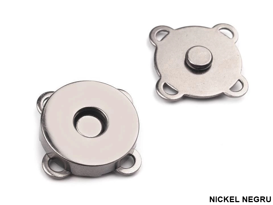 Capse de Cusut Magnetice din Metal, 18 mm (5 perechi/pachet) - 5