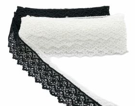 Lace, width 18 mm (13.72 m/roll)Code: 0575-1049 - Lace, width 50 mm (13.72 m/roll)Code: 6302-0871