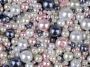 Glass Beads,  Mix Sizesand Colors, Ø4-12 mm, 50 grames/pack - 6
