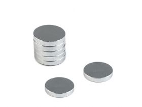 Magnet - Round Metal Magnetic, diameter 10 mm (5 pcs/bag)