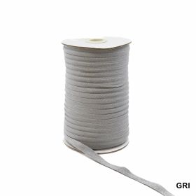 Decorative Tape  - Decorative Cotton Tape, Herringbone, Grey, width 10 mm (100 meters/roll)