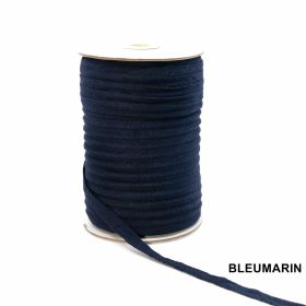 Banda Decorativa Bumbac, Herringbone, Bleumarin, latime 10 mm (100 metri/rola) - Banda Decorativa Bumbac, Herringbone, Bleumarin, latime 10 mm (100 metri/rola)