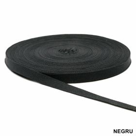 Decorare - Banda Decorativa Poliester (RADU), Negru 10 mm (100 metri/rola)