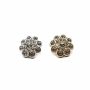 Shank Buttons with Rhinestones, 18 mm (100 pcs/pack) Code: 840/28 - 1