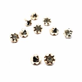 Tailoring - Shank Buttons with Rhinestones, 11 mm (100 pcs/pack) Code: KMH02