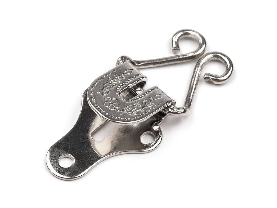 Hook and Eye Clasps, 40 mm (4 sets/pack)Code: 060293