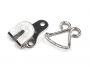 Hook and Eye Clasps, 40 mm (4 sets/pack)Code: 060293 - 2