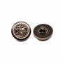 Metallized plastic buttons, Size 24L (144 pcs/pack) Code: 6631-0355 - 2