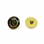 Metallized plastic buttons, Size 34L (144 pcs/pack) Code: 6632-0282 - 2