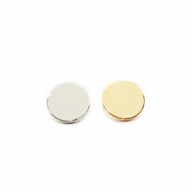 Tailoring - Metallized plastic buttons, Size 40L (144 pcs/pack) Code: 6631-0143