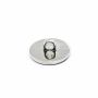 Metallized plastic buttons, Size 40L (144 pcs/pack) Code: 6631-0143 - 4