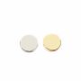 Metallized plastic buttons, Size 24L (144 pcs/pack) Code: 6631-0143 - 1