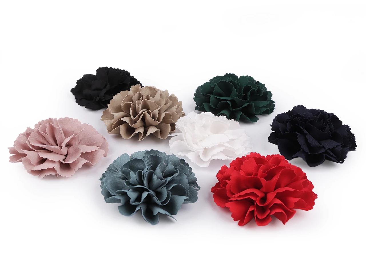 Decorative Flowers to Stitch or Glue, diameter 100 mm (4 pcs/pack)