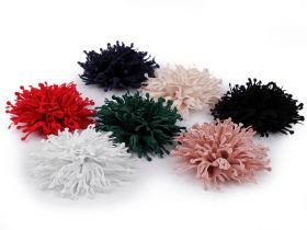 Sew-on Accessories - Decorative Flowers to Stitch or Glue, diameter 100 mm (4 pcs/pack)