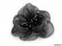 Organza Flower with Rhinestones, diameter 6-7 cm (2 pcs/pack) - 3
