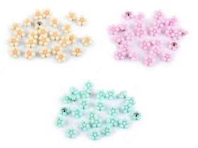 Buttons - Plastic Buttons, Flower, 3D, 14 mm (25 pcs/pack)Code: 120819