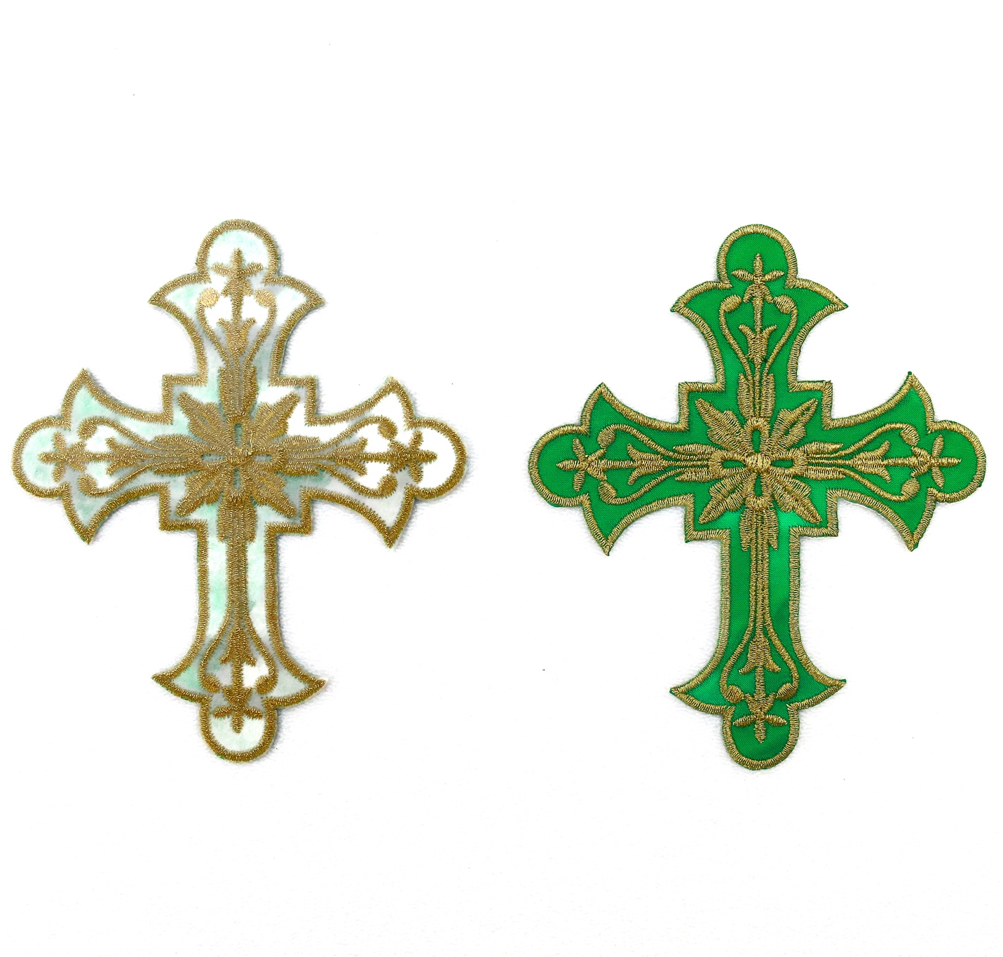 Embleme Termoadezive Cruce, 2.7x10.5 cm (10 buc/pachet) Cod: AN794 - 2