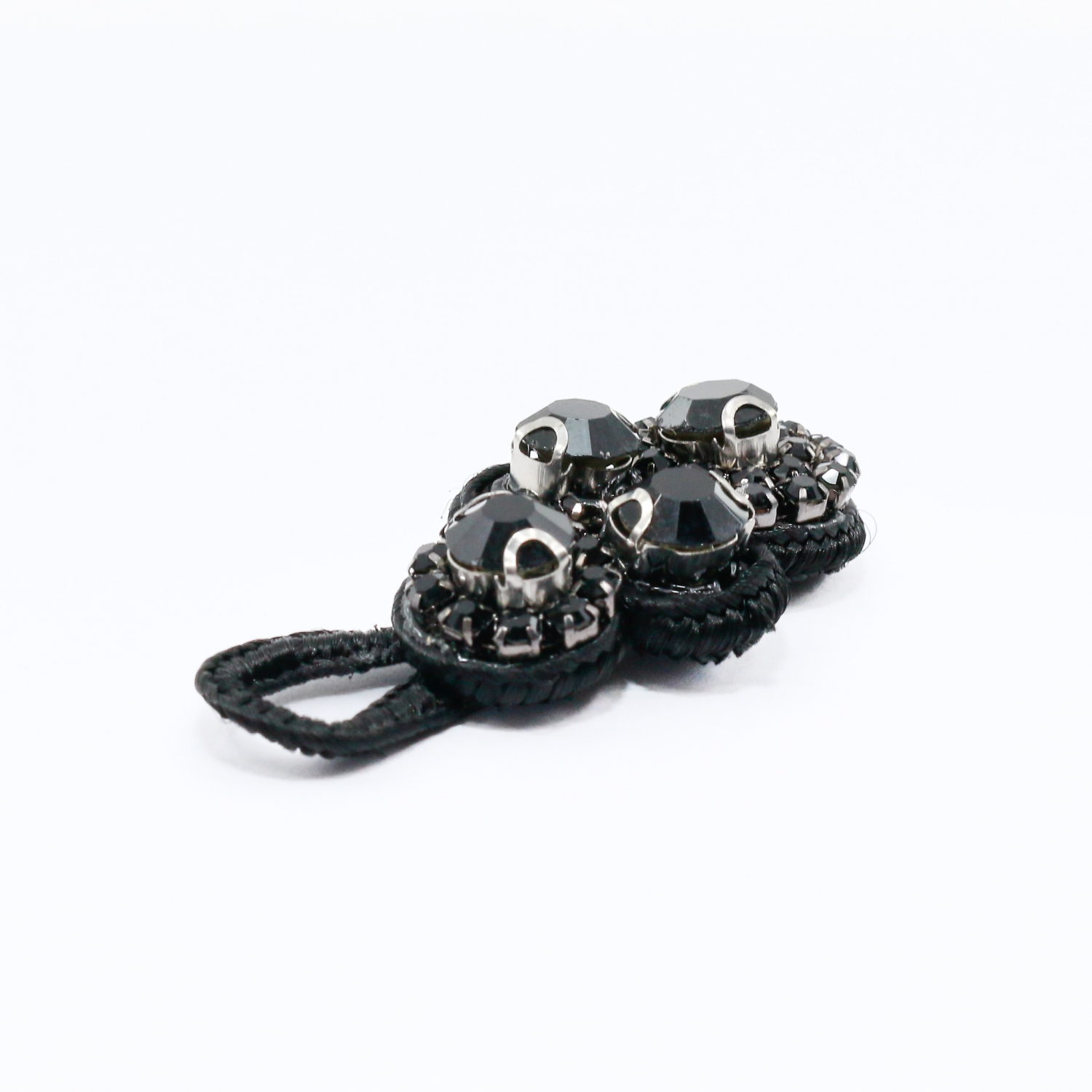 Brandemburg cu Cristale, lungime 7.6 cm (6 perechi/punga)Cod: BT1605 - 3