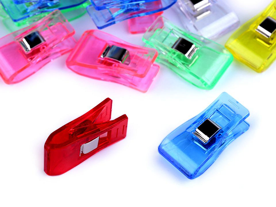 Sewing Craft Clips/Pegs to Hold Fabric, 18x33 mm (50 pcs/pack) Code: 800074