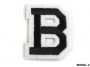 Embleme Termoadezive - Litere (10 buc/pachet) Cod: 390549 - 19