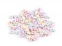 Margele din Plastic, Inimioare cu Litere, 7 mm (10 gr/punga)Cod: 340587 - 2