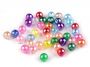 Margele din Plastic cu Efect AB, Ø6, Ø8 mm (10 gr/punga)Cod: 340585 - 2