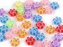 Margele din Plastic, Flori, 11 mm (10 gr/punga)Cod: 340584 - 1