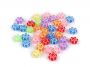 Margele din Plastic, Flori, 11 mm (10 gr/punga)Cod: 340584 - 3
