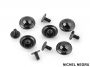 Tinte Metalice cu Cap Rotund si Surub, 13 mm (5 perechi/pachet) Cod: 790755 - 5