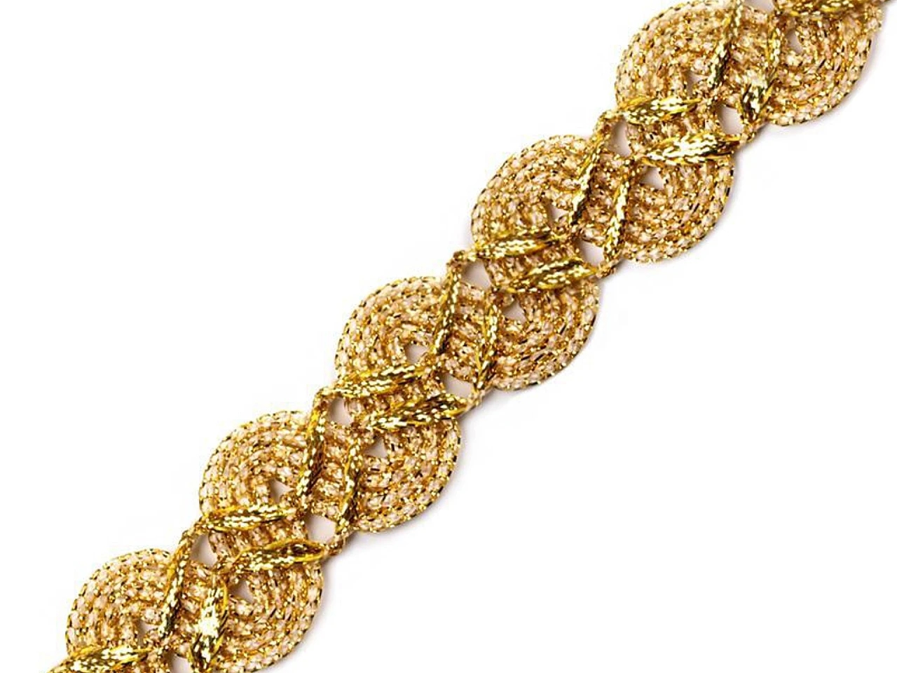 Pasmanterie cu Fir Metalic, 25 mm (18 m/rola) Cod: 510440