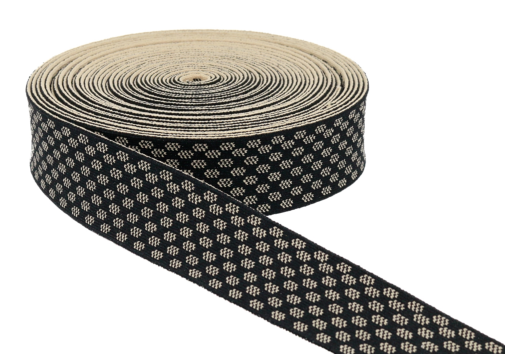 Elastic Decorativ cu Doua Fete, latime 37 mm (8 metri/rola)Cod: DANT-300SA