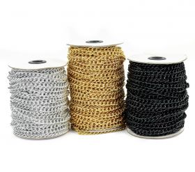 Metal Chain - Metal Chain 7.9 mm (30 m/roll) Code: 0403-2028