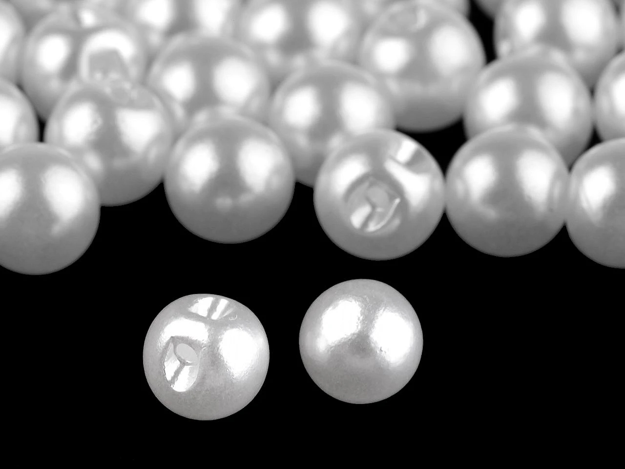Sewing Pearls / Buttons, 8 mm (20 bucati/pack)Code: 120389 - 2