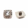 Decorative Rhinestone Shank Buttons, 21 mm (100 pcs/pack) Code: 950 - 3