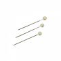 Pearl Head Tailoring Pins, Lenght 46 mm (36 circles/box) - 6