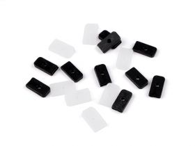 Croitorie - Terminatii din Silicon Pentru Balene Plate, 6; 8 mm (50 buc/pachet) Cod: 930465