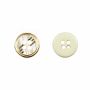 4 Holes Plastic Metallized Buttons, Lin 18 (100 pcs/pack) Code: HD566 - 2