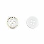 4 Holes Plastic Metallized Buttons, Lin 18 (100 pcs/pack) Code: HD607 - 2