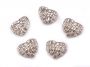 Nasturi Metalici, Inima, 18.2 mm (5 bucati/pachet)Cod: 120802 - 3