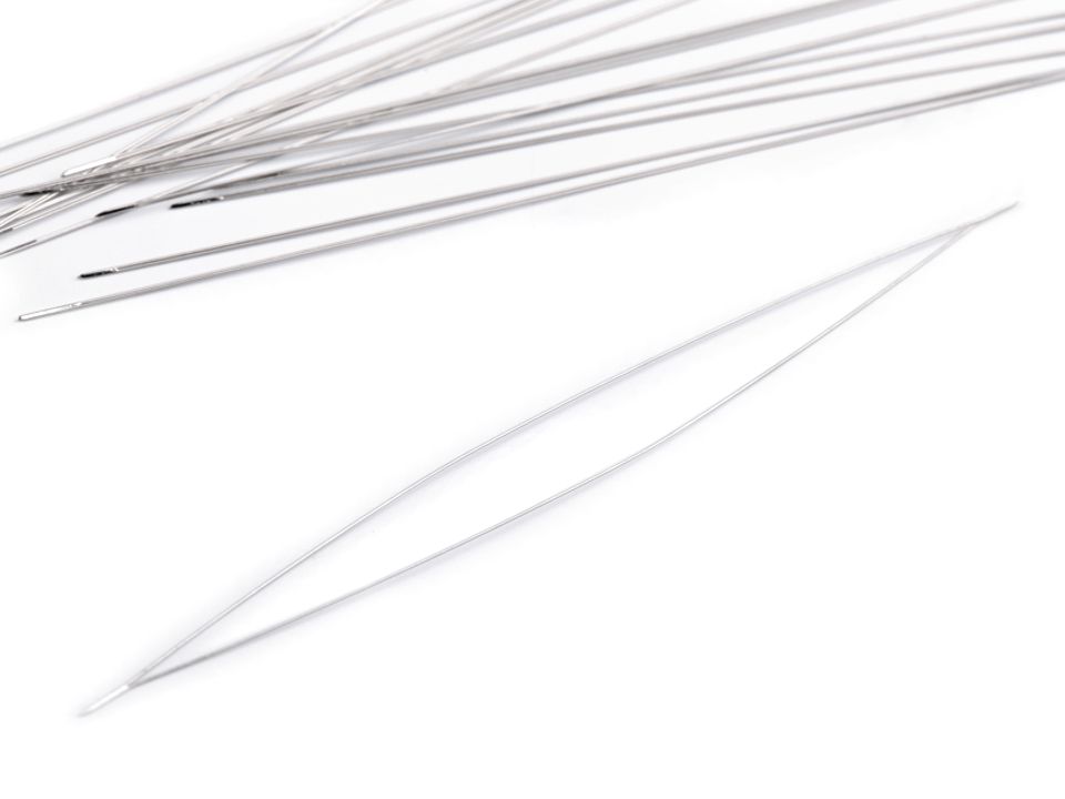 Ac cu Ochi Mare pentru Insirat Margele, Lungime: 10 cm (1 buc/pachet)Cod: 020786