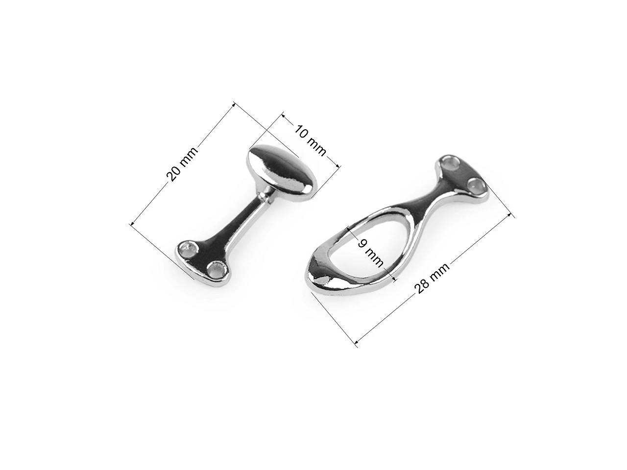 Decorative Buckles (10 pairs/pack)Code: 930535 - 4