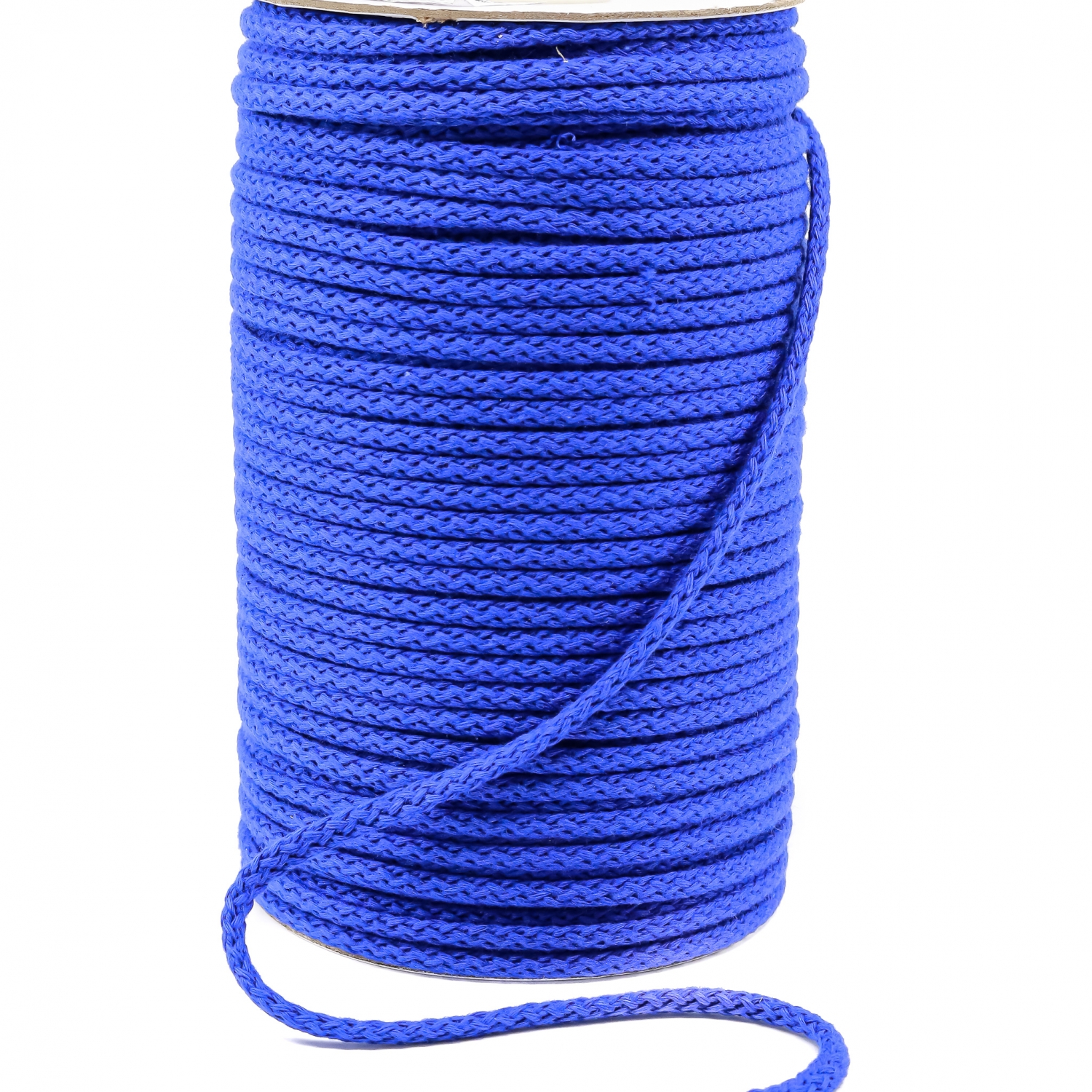 Royal Blue 4 mm Cotton Cord (100 m/roll)