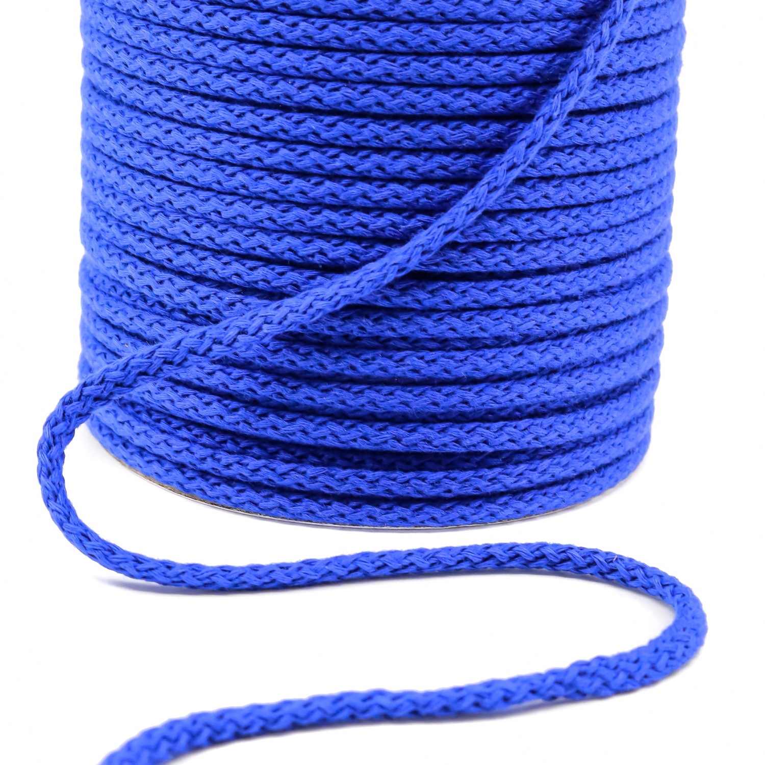 Snur Bumbac 4mm, Albastru Royal (100 m/rola) - 2