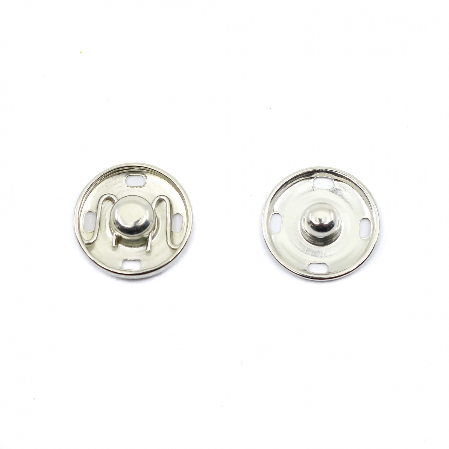 Capse de Cusut din Metal, 17 mm, Argintiu, Gun metal, Negru (200 seturi/cutie) - 2
