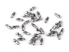 Metal Chain - Ball chain link 3x8 mm (100 pcs/pack) Code: 890603