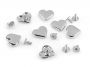 Șurub nit pentru șelărie, inimă 15x14 mm (7 buc/pachet) Cod: 930727 - 1