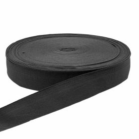 Banda Decorativa - Banda Decorativa Poliester (RADU) 40 mm, Negru (100 metri/rola)