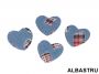 Embleme Termoadezive, Inima (10 buc/pachet) Cod: 400361 - 3