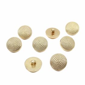 Croitorie - Nasturi Metalizati, cu Picior, din Plastic, 15 mm (100 bucati/pachet)Cod: 6631-0473/24